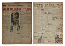 ''The Afro-American'' Newspaper From 26 December 1936